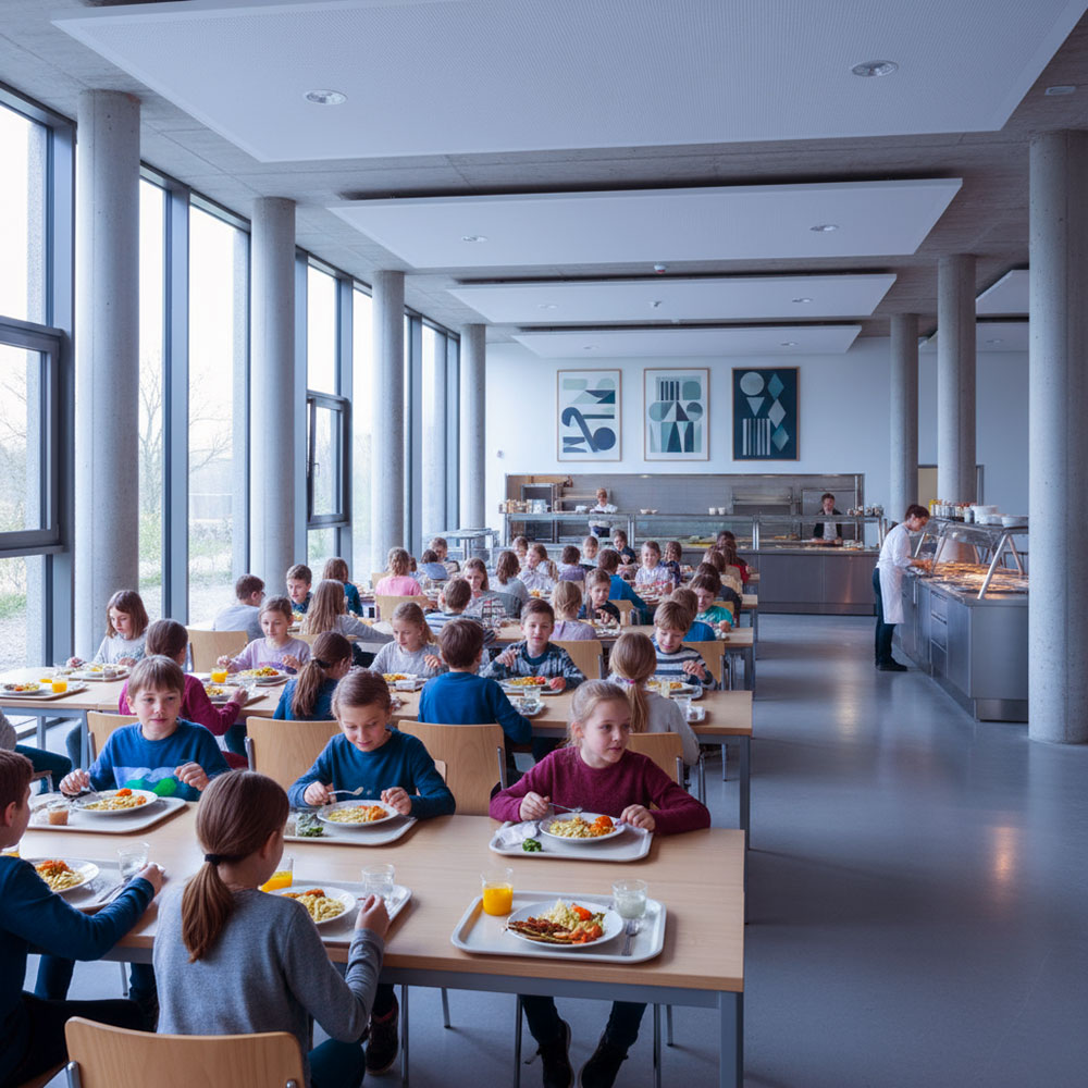 Smart Serve System für 100 Kinder