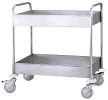 Abräumwagen mit 2 wasserdichten Wannen