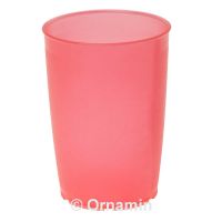 MODELL 805 Becher 250 ml - Ø 7,3 x 10 cm - Rot-Transparent (PP) href=