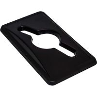 Deckel für Abfallbeh. 9237650-Schwarz offen - 51 x 29 x 5 cm href=