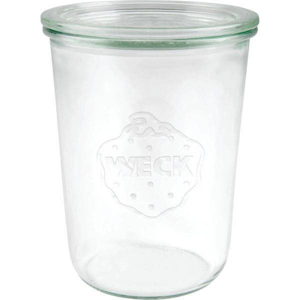 WECK Glas # 743 - Inhalt 850 ml (Rundrand 100 mm - Ø 10,8 x 14,7 cm)
