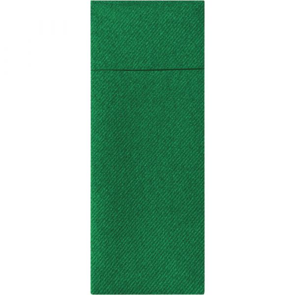 AIRLAID Bestecktasche 40 x 33 cm - 1/8-Falz (3 x 160 Stück) - Dunkelgrün