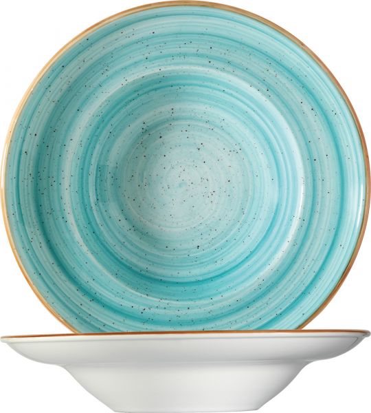 AURA Pastateller - Ø 27 x 6 cm - 45 cl - Aqua