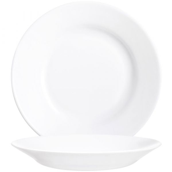 RESTAURANT Fahnenteller, tief Ø 22,5 cm - weiß