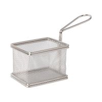 SNACK-HOLDER - Servier-Frittierkorb 9,5 x 8 x 6,5 cm - Grifflänge 8 cm href=