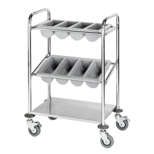 SARO Besteckwagen - 2 Ebenen