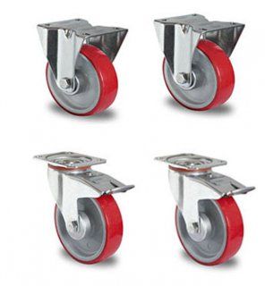 GMG Rollensatz für Untergestell 4 Räder &amp; Montagepl.