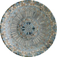 LUCA MOSAIC BLOOM Teller, tief - Ø 23 x 4,5 cm - 100 cl - Blue href=