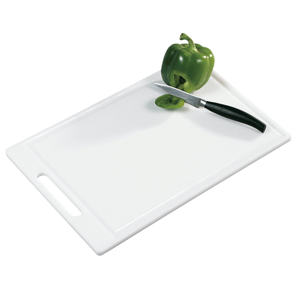 Schneidebrett Weiß HDPE Kunststoff, 53 x 32,5 x 2 cm