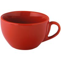 NANA Cappuccinotasse- 28 cl  - (Ø 10 x 5,5 cm) - Kaminrot href=