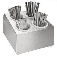 Besteckbehälter (4-fach) - (26 x 30 x 20 cm) - Edelstahl 18/0 href=
