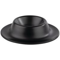EGGY Eierbecher - (Ø 8,5  x 2 cm) - Melamin - Schwarz/Matt href=