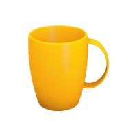 MODELL 420 Henkelbecher 320 ml - Ø 7,9 x 9,9 cm - Gelb (PP) href=