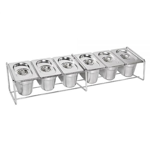 Gestell für GN-Behälter - 67,8 x 18,3 x 14,5 cm