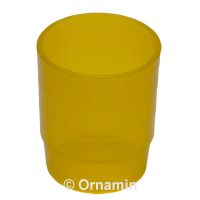 MODELL 1800 Einnahmebecher 25 ml - Ø 3,3 x 4 cm - Gelb (PP) href=