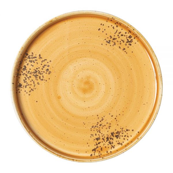 KADEN JAVA Teller mit Rand, Dessert Ø 20 x 2,5 cm - Yellow