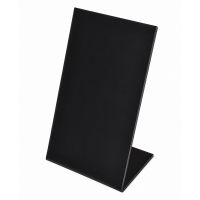 Kreidetafel L-Aufsteller DIN A6 Hochformat (B x H) - 10,5 x 14,8 cm href=