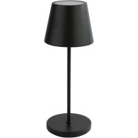 MERLE Tischleuchte - (Ø 11 x 30,5 cm) - Schwarz - Metall href=