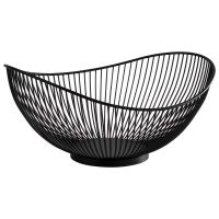 SVART Präsentationskorb 29,5 x 25,5 x 13,5 cm - Metall- Schwarz href=