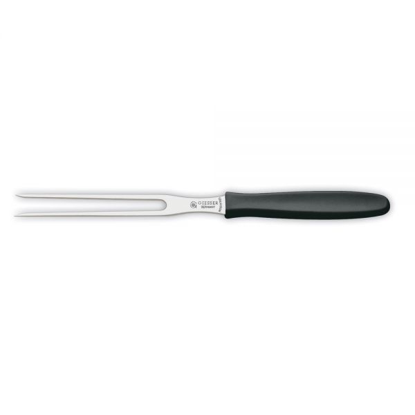 Aufschnittgabel Schwarz - Zinken 13 cm