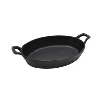 FERRUM Servierpfanne oval - 27,5 x 15,5 cm - Gusseisen href=