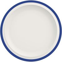 MODELL 504 Fahnenteller, Menü- Ø 26 cm - Blau (Melamin) href=