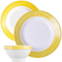 BRUSH Kinder-Gedeck-Set - Yellow - 72-tlg. href=