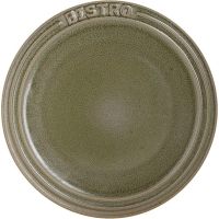 BISTRO Menüteller - (Ø 27 x 2 cm) - Grün href=