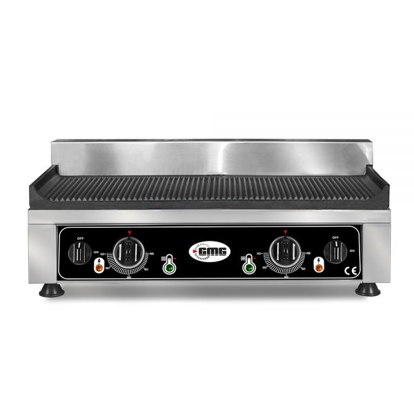 GMG Elektro-Grillplatte 52x24 gerillt - Tischgerät