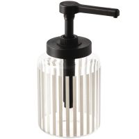 DISPENSA Dosierspender mit Längsstreifendekor - 1,7 l - Ø 13 x 27 cm href=