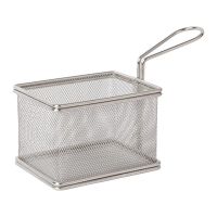 SNACK-HOLDER - Servier-Frittierkorb 12 x 10 x 8 cm - Grifflänge 8,5 cm href=