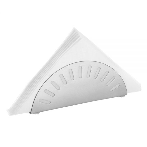 Serviettenhalter halbrund mattiert - 17 x 3 x 7 cm