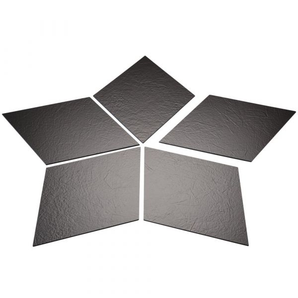 Kunstschieferplatte "Stern" - Größe 90 x 90 cm (5-teilig)