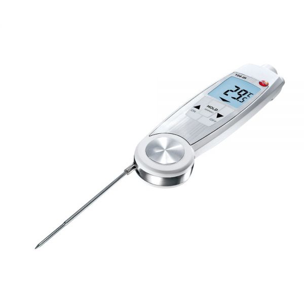 testo Einstich-Infrarot-Thermometer "104" (Temperatur Messbereich: -50 bis 250°C) Fühler-Typ NTC