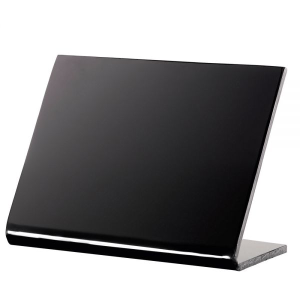 Buffetschild Querformat - Schwarz (Acryl - 11 x 8,5 cm)