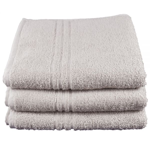 GRÖNLAND Handtuch - 50 x 100 cm - Baumwolle - Taupe