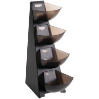 MULTI RACK Gestell (4-stufig)  - 32 x 19,5 x 53 cm - Schwarz href=