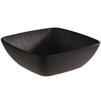 NERO Schale - 0,6 l - (16,5 x 16,5 x 5,5 cm) - Melamin - Schwarz href=