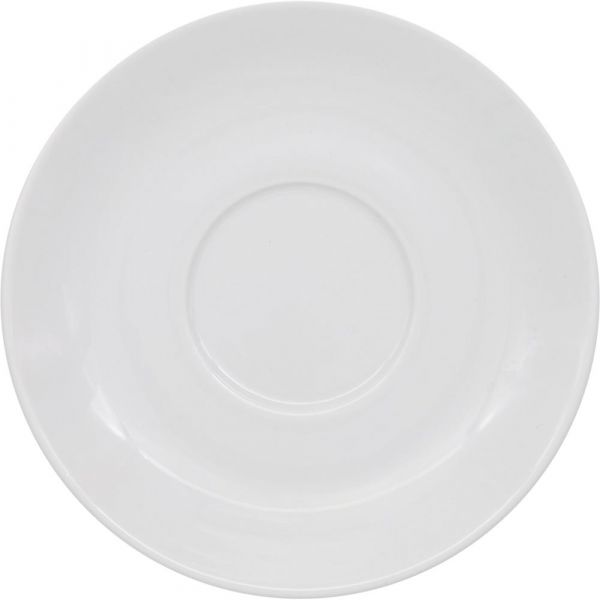 NANA Cappuccino-Untertasse - (Ø 16,3 cm) - Weiß