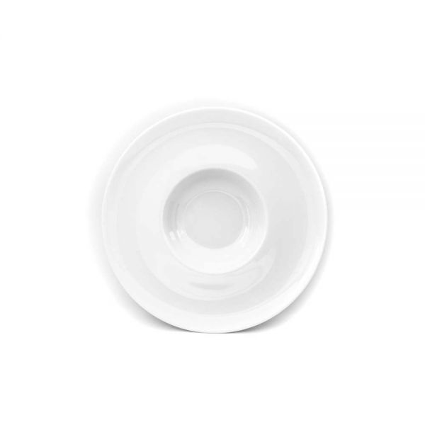 GUSTO Gourmetteller Mini - Ø 13,5 cm (Innen-Ø 7 cm) - Weiß