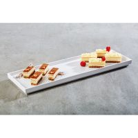 ASIA PLUS Buffettablett GN 2/4 - 53 x 16,2 x 3 cm, Melamin - Weiß href=