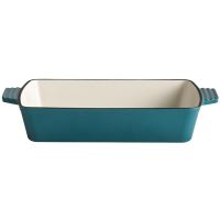 5 STARS Gusseisen-Auflaufform - 3,5 l - (33 x 24 x 6,5 cm) - Türkis href=