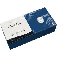Zelltuchserviette - 33 x 33 cm - 1/4 Falz - 2 - lagig - Dunkelblau (250 Stk) href=