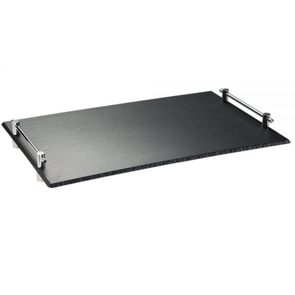 SCHIEFERDESIGN Stapeltablett GN 1/1 - 53 x 32,5 x 6 cm, Melamin - Schwarz