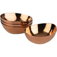 PEBBLES Schalen (4-teilig) - 6,5 x 6 x 2,5 cm - Kupfer href=