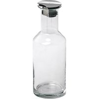 CARAFINE Karaffe - Inhalt 1,2 l - Glas mit Edelstahldeckel href=