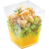 KOVA Fingerfood-Becher 5,9 x 5,9 x 7,2 cm - Inhalt 160 ml (PLA - 8 x 50 Stück) href=