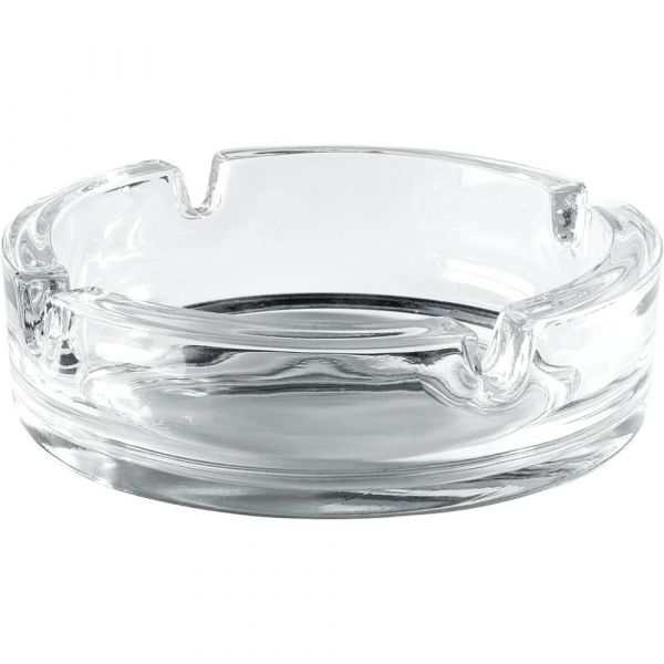 Glas-Aschenbecher Ø 10,7 x 3,5 cm - Klar (stapelbar)