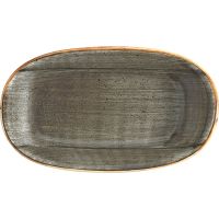 AURA Platte, oval - Größe: 19 x 11 cm - Space href=