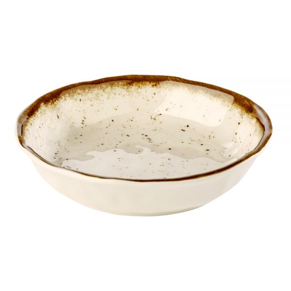 STONE Schale Ø 20 x 4,5 cm - Inhalt 0,6 l - Melamin - Steinoptik